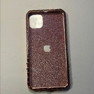 Glittery Rose Gold Phone Case